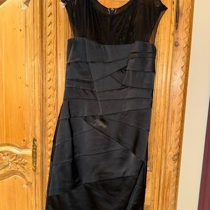 Gorgeous black Tadashi Shoshi cocktail dress